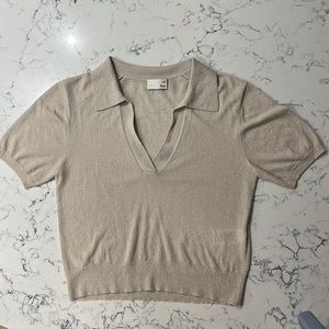 Wilfred Free Polo Cropped Tshirt